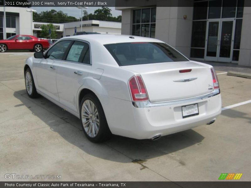 Ivory Tri-Coat Pearl / Black 2011 Chrysler 300 C Hemi