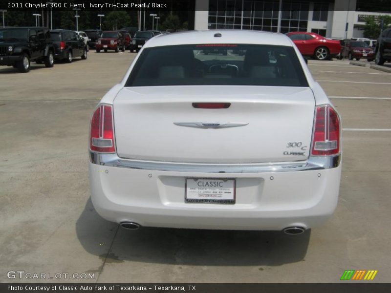 Ivory Tri-Coat Pearl / Black 2011 Chrysler 300 C Hemi