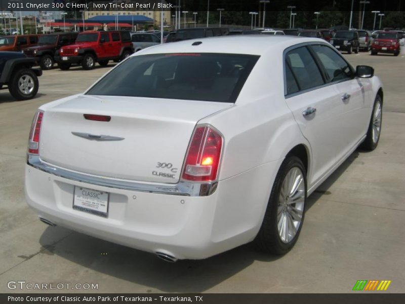 Ivory Tri-Coat Pearl / Black 2011 Chrysler 300 C Hemi