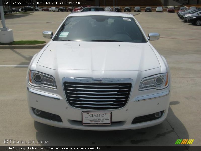 Ivory Tri-Coat Pearl / Black 2011 Chrysler 300 C Hemi