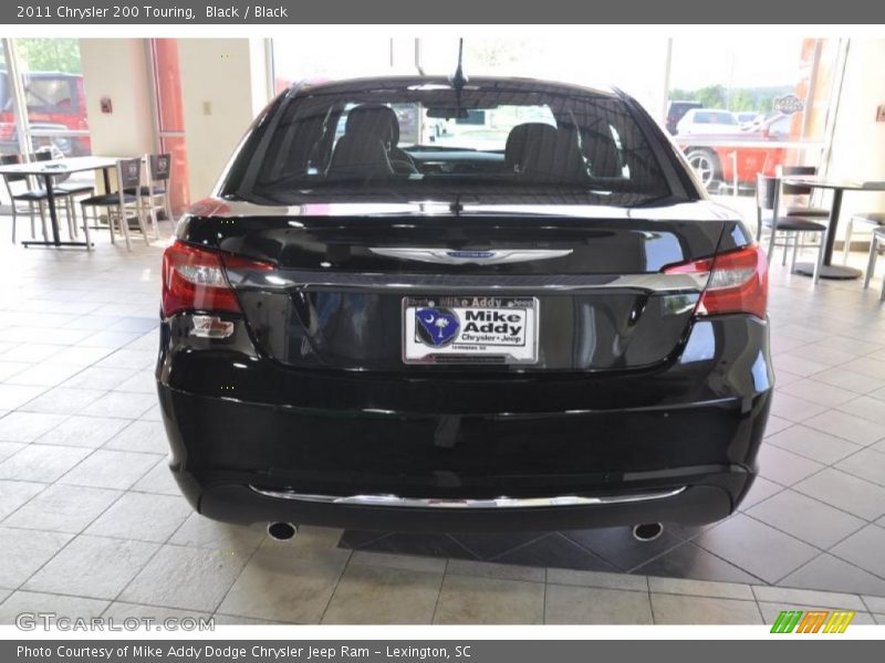 Black / Black 2011 Chrysler 200 Touring