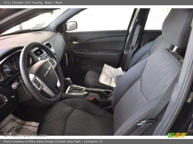 Black / Black 2011 Chrysler 200 Touring