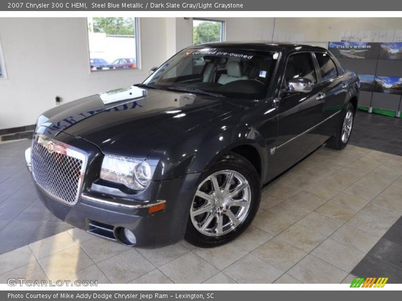 Steel Blue Metallic / Dark Slate Gray/Light Graystone 2007 Chrysler 300 C HEMI