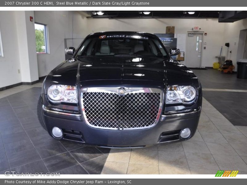 Steel Blue Metallic / Dark Slate Gray/Light Graystone 2007 Chrysler 300 C HEMI