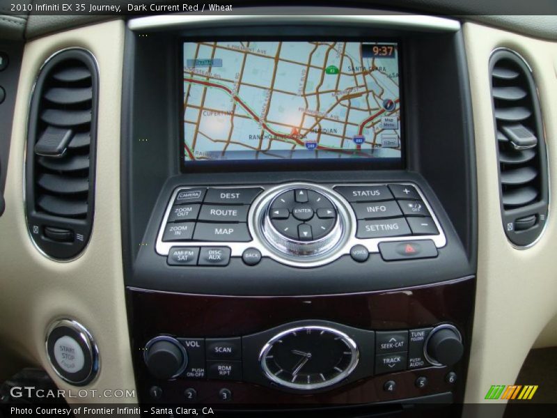 Navigation of 2010 EX 35 Journey