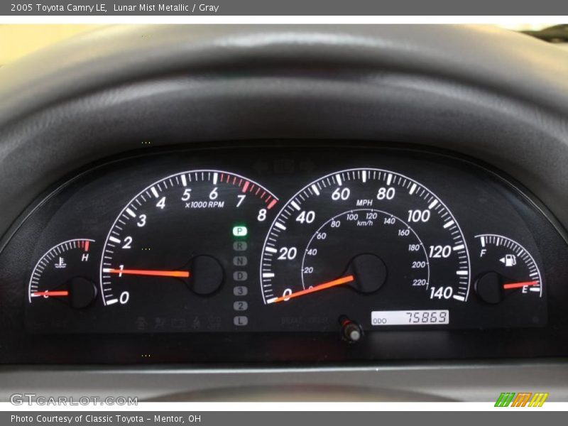 Lunar Mist Metallic / Gray 2005 Toyota Camry LE