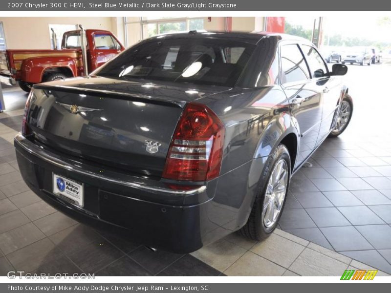 Steel Blue Metallic / Dark Slate Gray/Light Graystone 2007 Chrysler 300 C HEMI