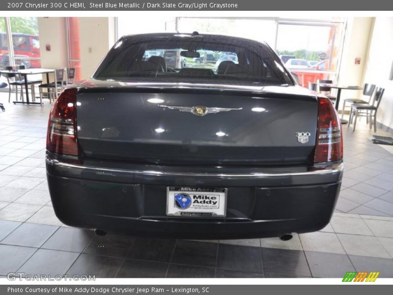 Steel Blue Metallic / Dark Slate Gray/Light Graystone 2007 Chrysler 300 C HEMI