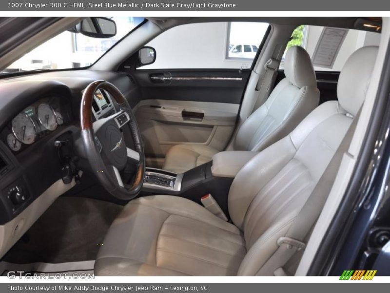 Steel Blue Metallic / Dark Slate Gray/Light Graystone 2007 Chrysler 300 C HEMI