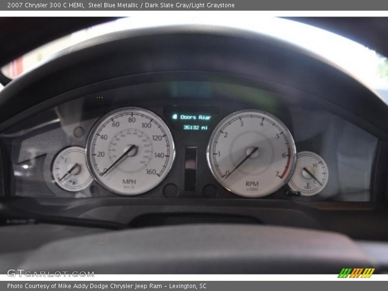 Steel Blue Metallic / Dark Slate Gray/Light Graystone 2007 Chrysler 300 C HEMI