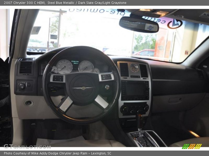 Steel Blue Metallic / Dark Slate Gray/Light Graystone 2007 Chrysler 300 C HEMI