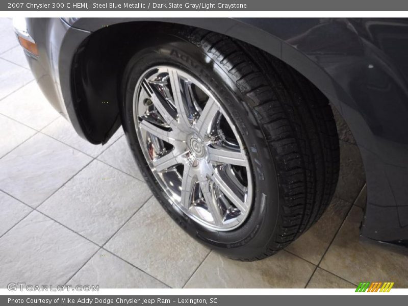 Steel Blue Metallic / Dark Slate Gray/Light Graystone 2007 Chrysler 300 C HEMI