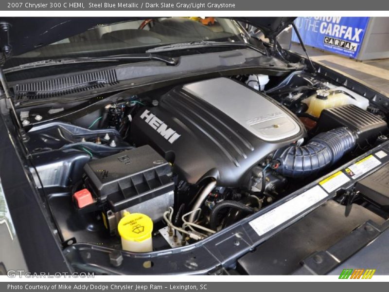 Steel Blue Metallic / Dark Slate Gray/Light Graystone 2007 Chrysler 300 C HEMI