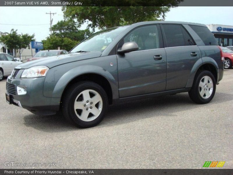 Storm Gray / Gray 2007 Saturn VUE V6 AWD