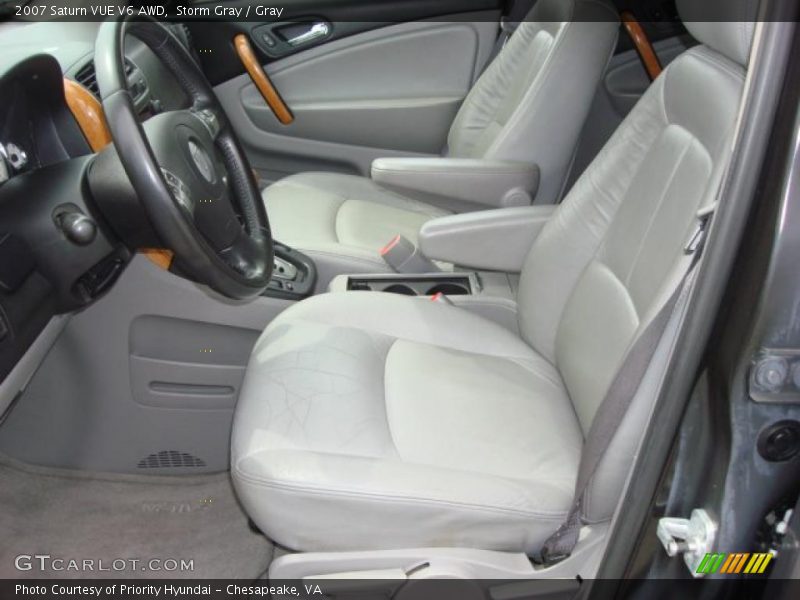 Storm Gray / Gray 2007 Saturn VUE V6 AWD