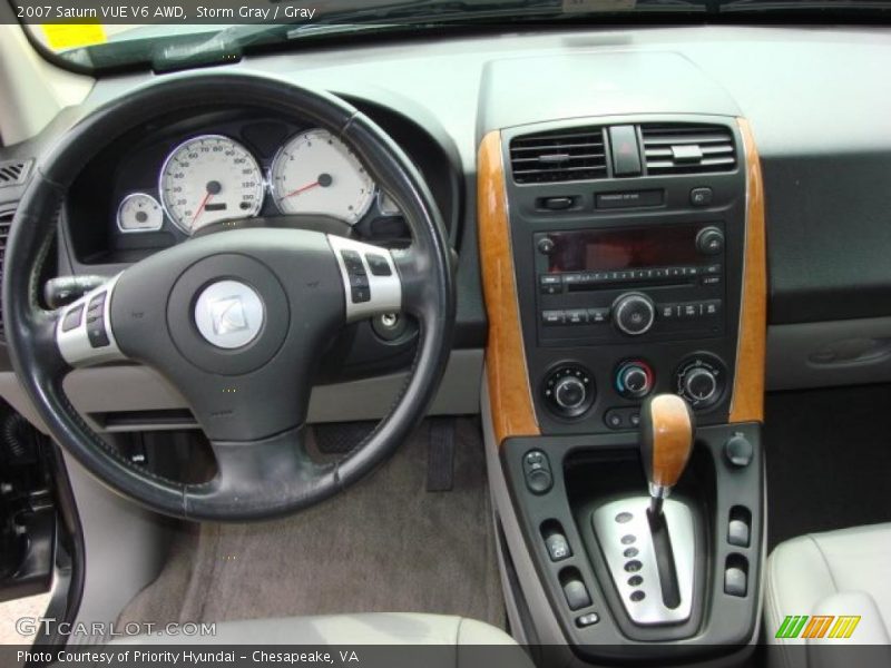 Storm Gray / Gray 2007 Saturn VUE V6 AWD