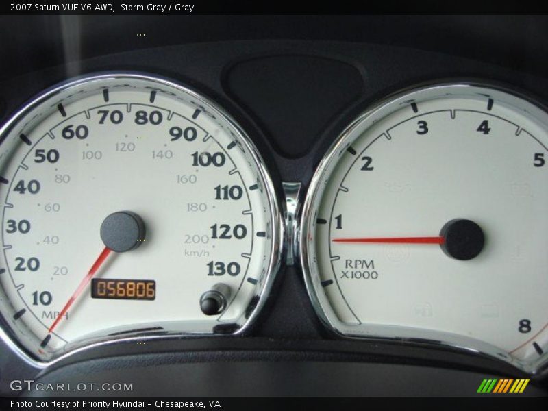 Storm Gray / Gray 2007 Saturn VUE V6 AWD