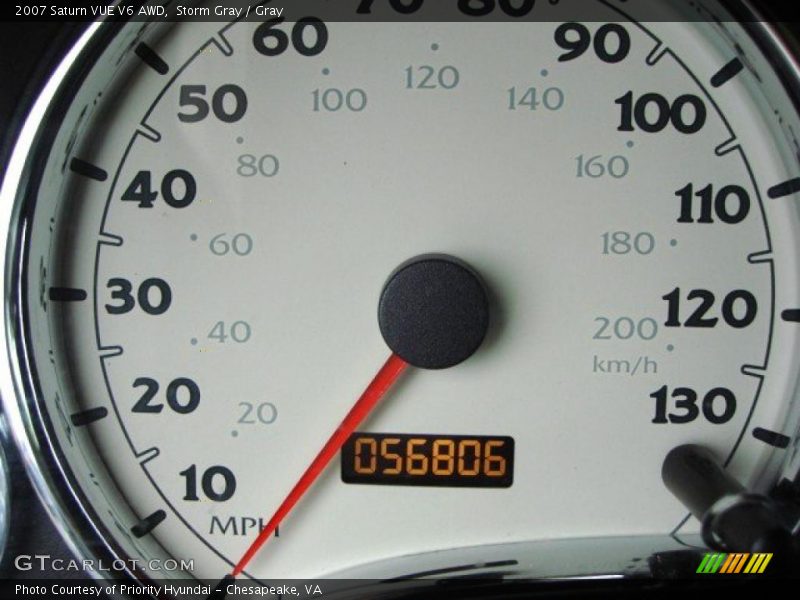 Storm Gray / Gray 2007 Saturn VUE V6 AWD