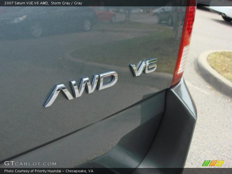 Storm Gray / Gray 2007 Saturn VUE V6 AWD