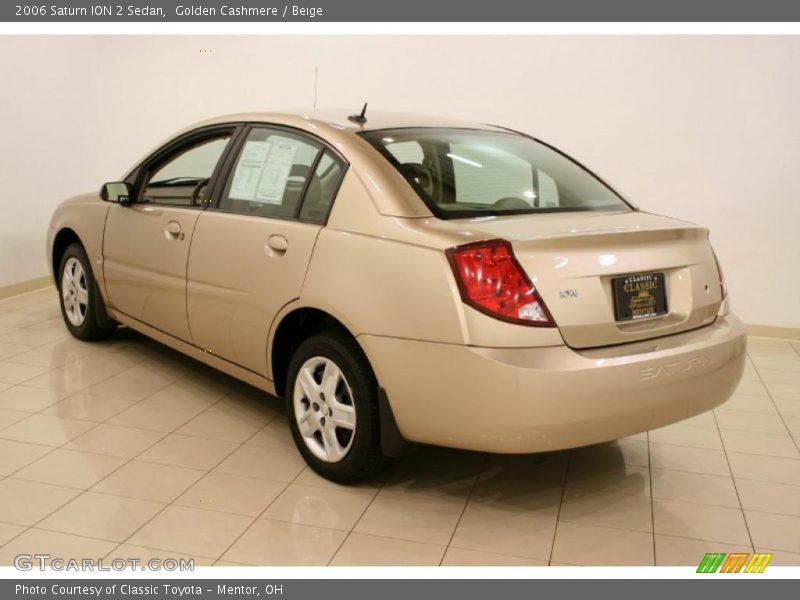 Golden Cashmere / Beige 2006 Saturn ION 2 Sedan