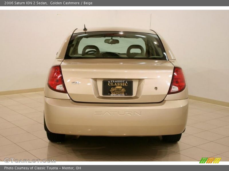 Golden Cashmere / Beige 2006 Saturn ION 2 Sedan