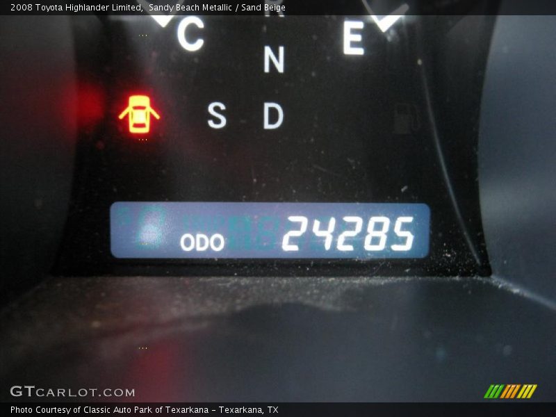 Sandy Beach Metallic / Sand Beige 2008 Toyota Highlander Limited