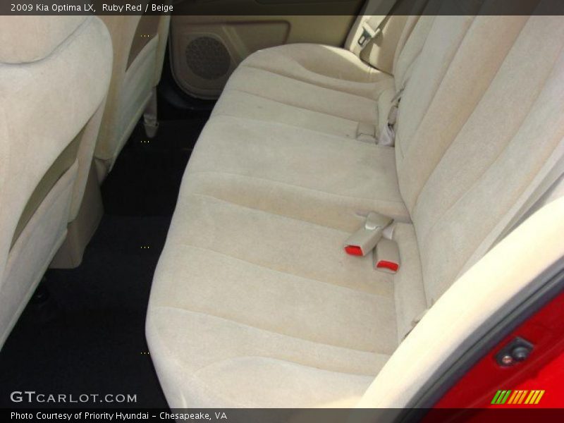 Ruby Red / Beige 2009 Kia Optima LX