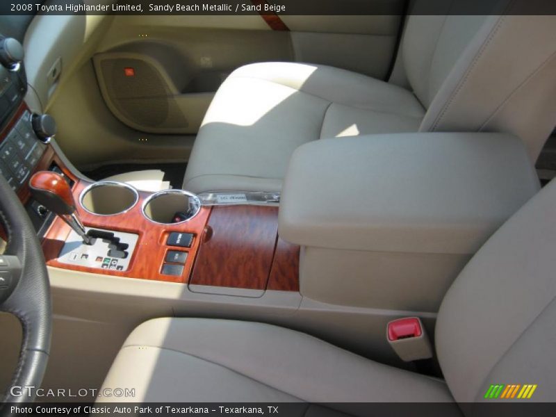Sandy Beach Metallic / Sand Beige 2008 Toyota Highlander Limited