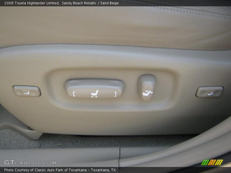 Sandy Beach Metallic / Sand Beige 2008 Toyota Highlander Limited