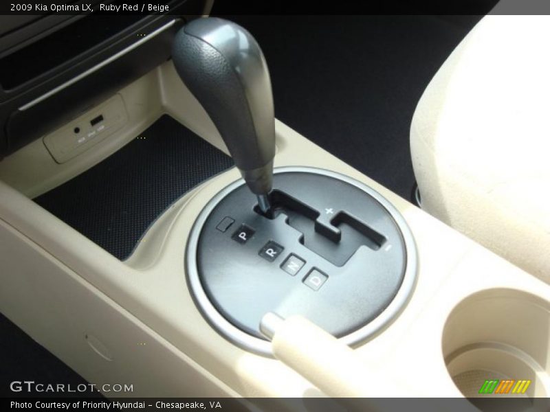 Ruby Red / Beige 2009 Kia Optima LX