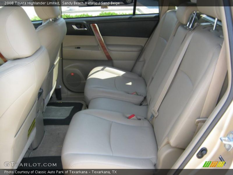 Sandy Beach Metallic / Sand Beige 2008 Toyota Highlander Limited