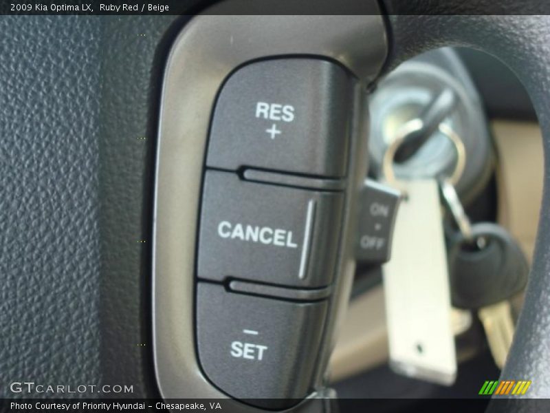 Ruby Red / Beige 2009 Kia Optima LX