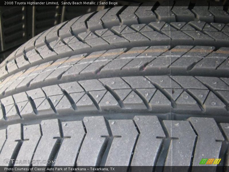 Sandy Beach Metallic / Sand Beige 2008 Toyota Highlander Limited