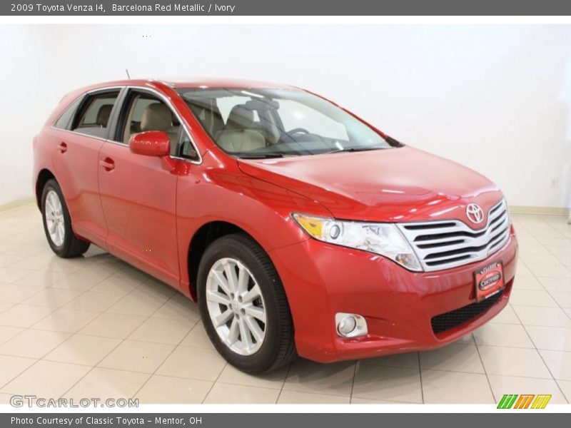 Barcelona Red Metallic / Ivory 2009 Toyota Venza I4