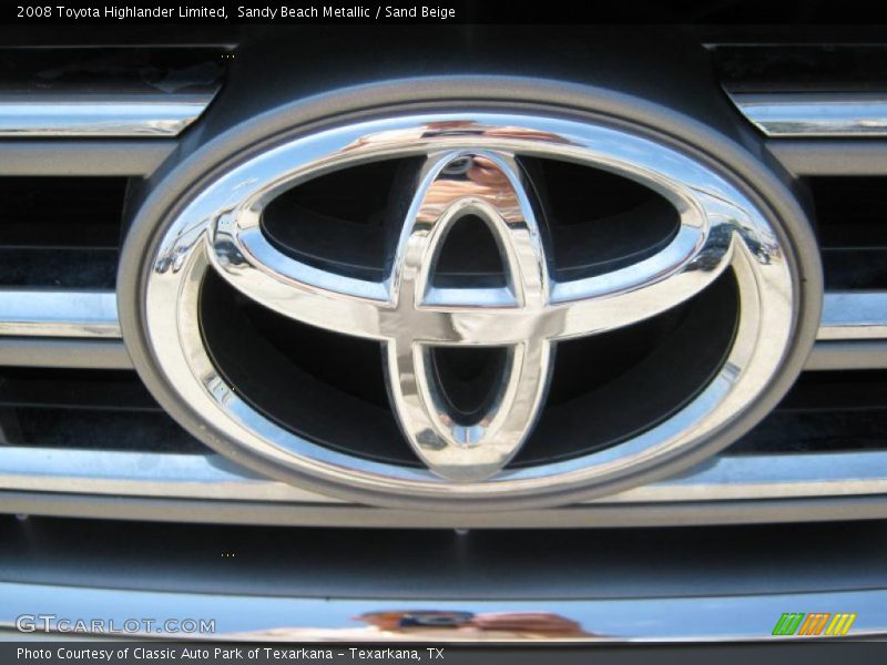 Sandy Beach Metallic / Sand Beige 2008 Toyota Highlander Limited