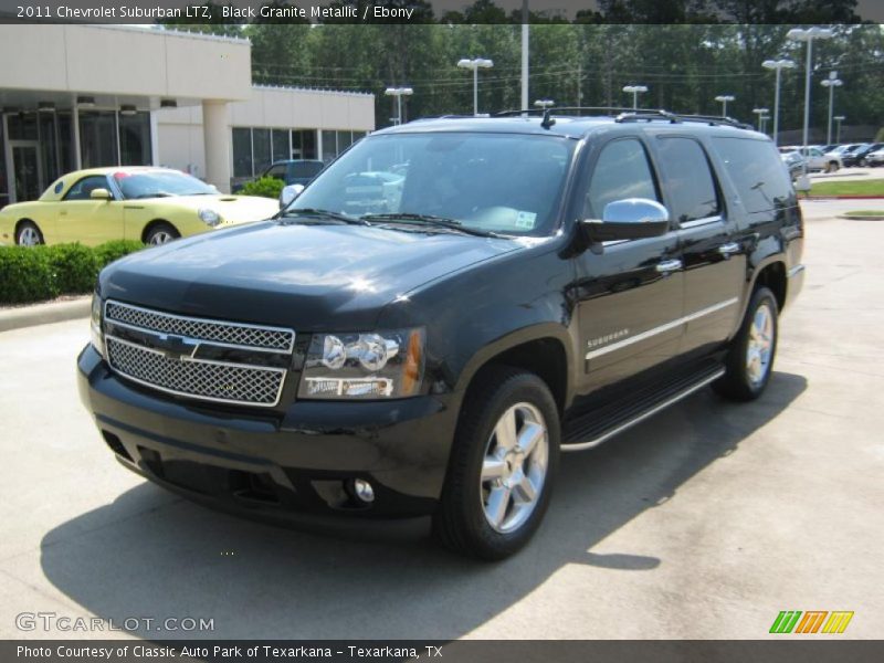Black Granite Metallic / Ebony 2011 Chevrolet Suburban LTZ