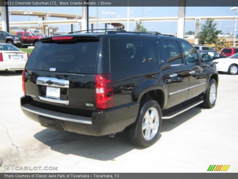 Black Granite Metallic / Ebony 2011 Chevrolet Suburban LTZ