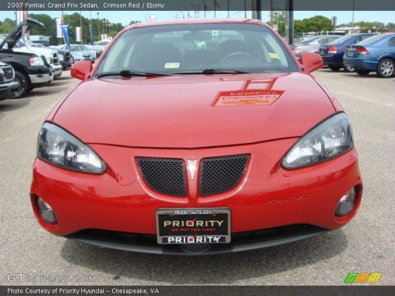 Crimson Red / Ebony 2007 Pontiac Grand Prix Sedan