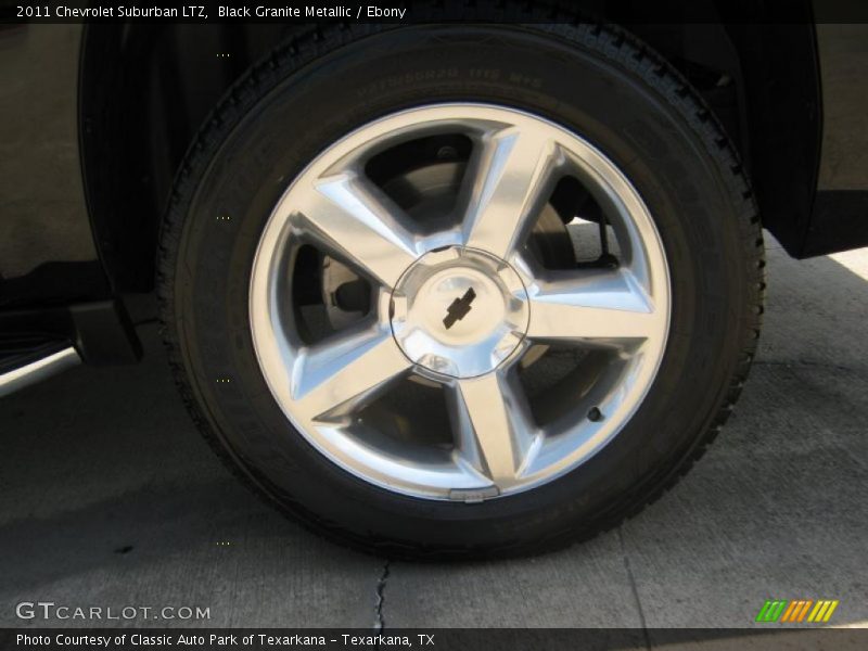 Black Granite Metallic / Ebony 2011 Chevrolet Suburban LTZ