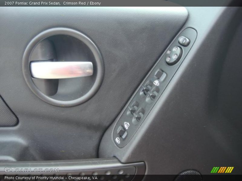 Crimson Red / Ebony 2007 Pontiac Grand Prix Sedan