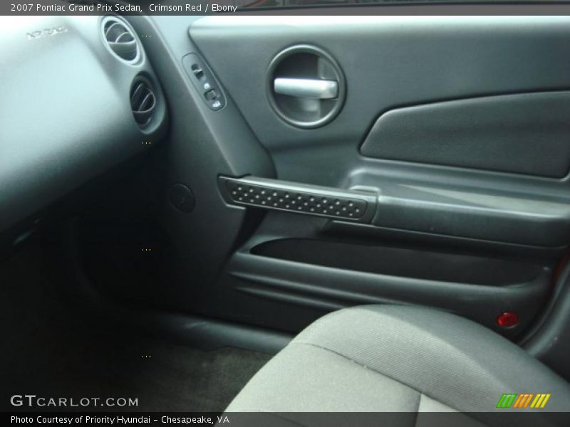 Crimson Red / Ebony 2007 Pontiac Grand Prix Sedan