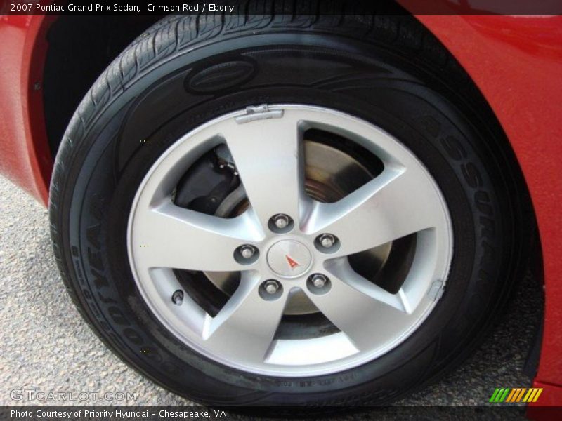 Crimson Red / Ebony 2007 Pontiac Grand Prix Sedan