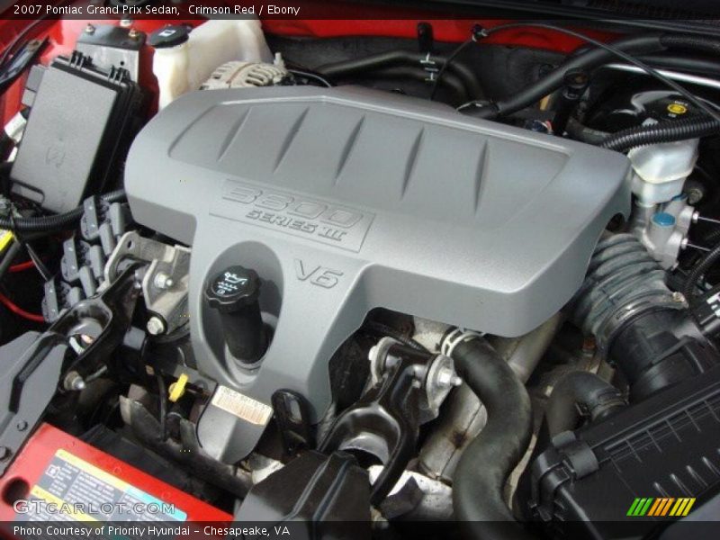 Crimson Red / Ebony 2007 Pontiac Grand Prix Sedan