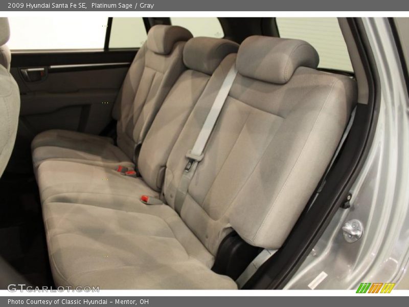 Platinum Sage / Gray 2009 Hyundai Santa Fe SE