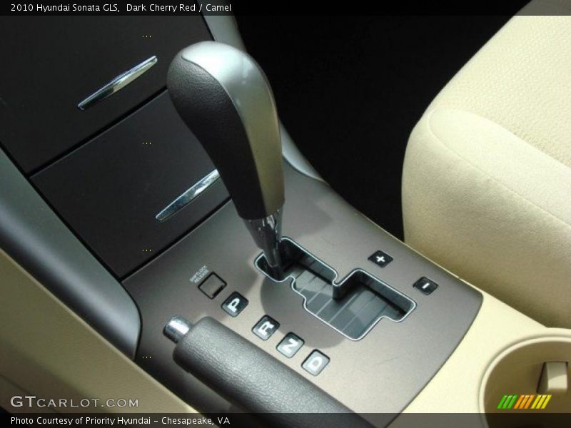 Dark Cherry Red / Camel 2010 Hyundai Sonata GLS