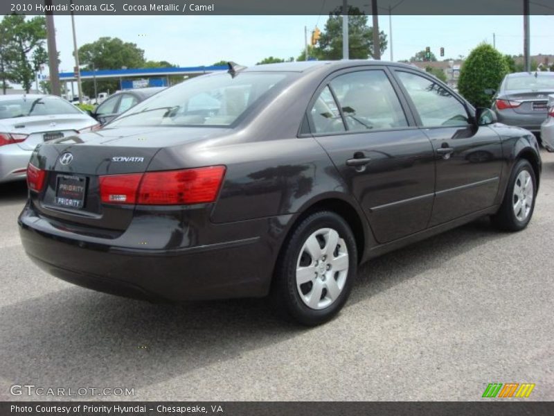Cocoa Metallic / Camel 2010 Hyundai Sonata GLS