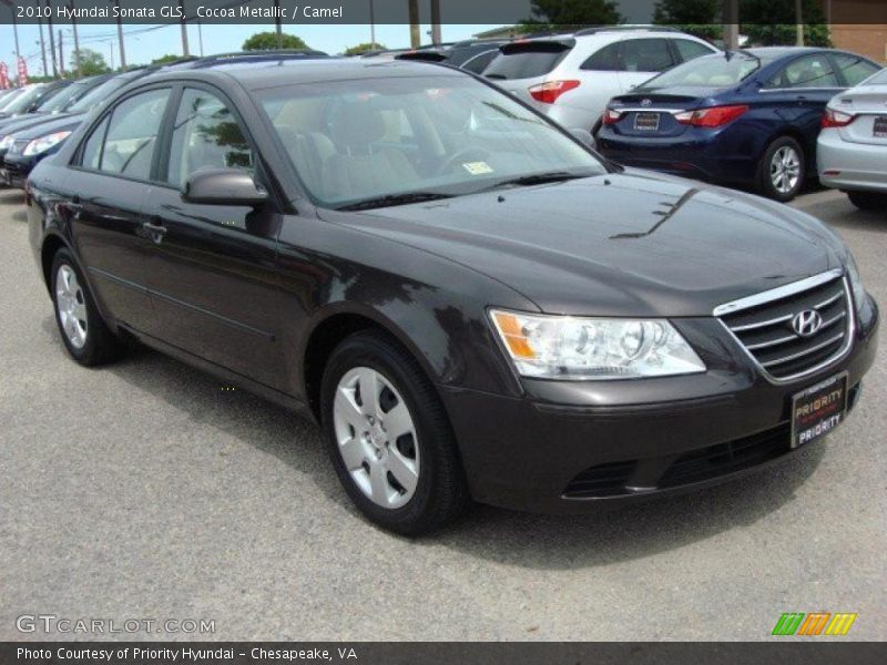 Cocoa Metallic / Camel 2010 Hyundai Sonata GLS