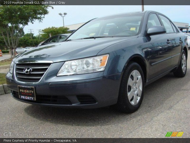 Slate Blue / Gray 2010 Hyundai Sonata GLS
