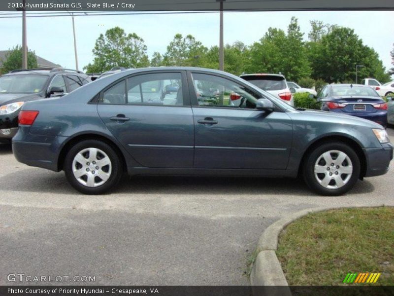 Slate Blue / Gray 2010 Hyundai Sonata GLS