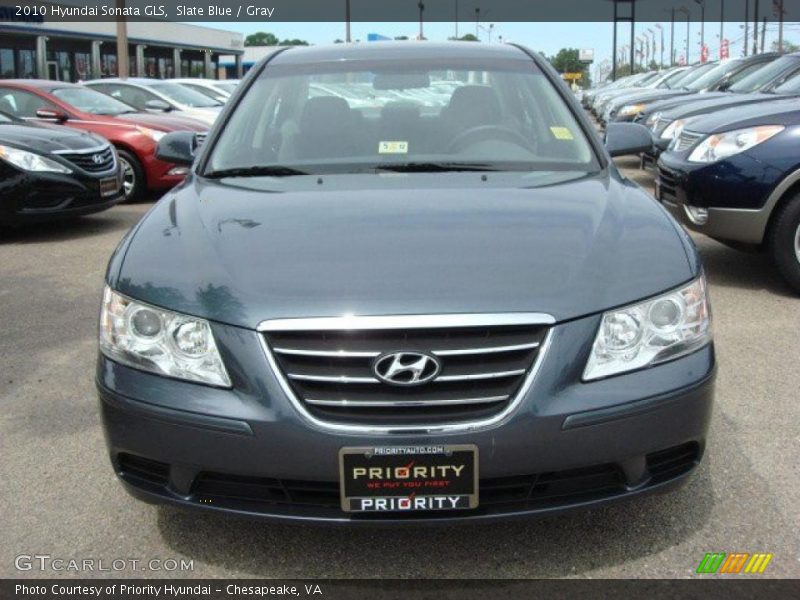 Slate Blue / Gray 2010 Hyundai Sonata GLS